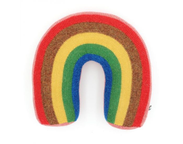 OEUF NYC Coussin Arc-en-Ciel en Alpaga