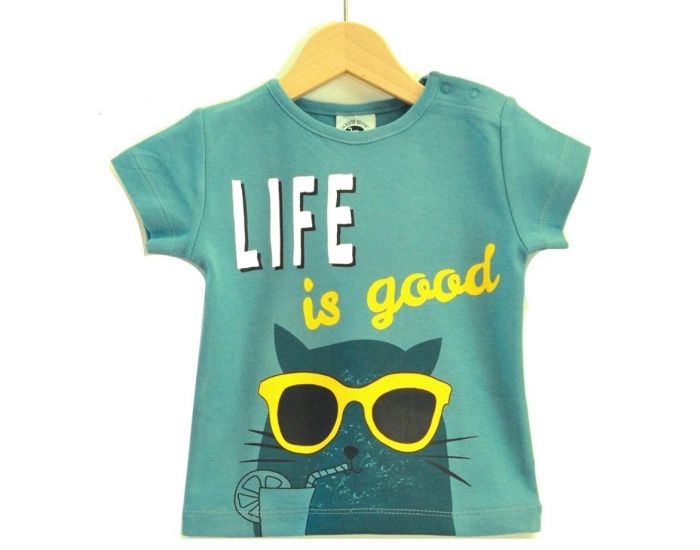 LA QUEUE DU CHAT T-Shirt Bb en Coton Bio 