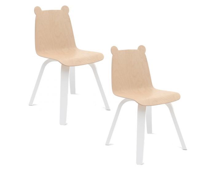 OEUF NYC Lot de 2 chaises enfant  oreilles Ours