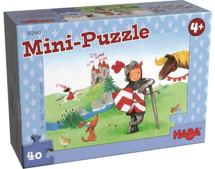 HABA Mini puzzle Chevalier - Ds 4 ans