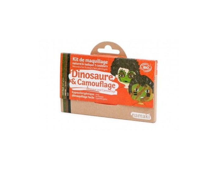 NAMAKI Kit 3 couleurs dinosaure et camouflage - Ds 3 ans
