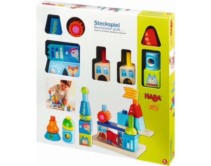 HABA Jeu petit batisseur grande boite - D�s 18 mois