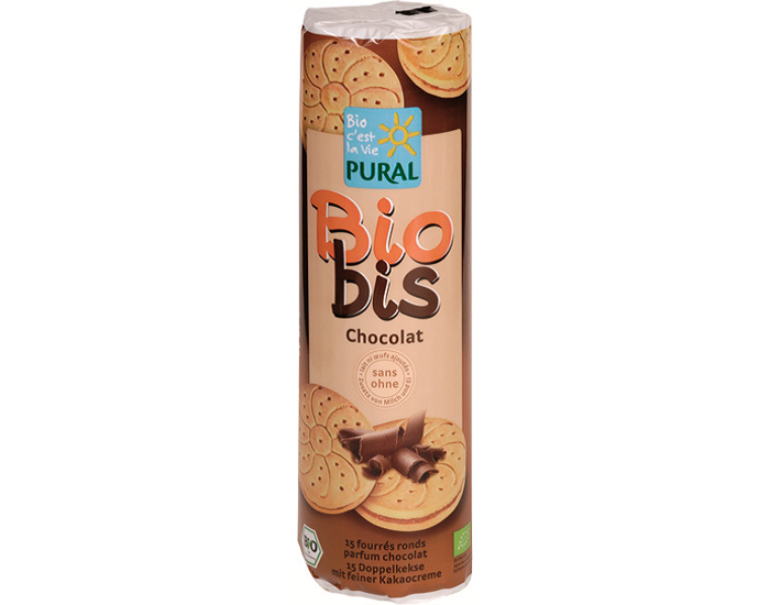 PURAL Biscuits Fourrés Ronds Biobis 