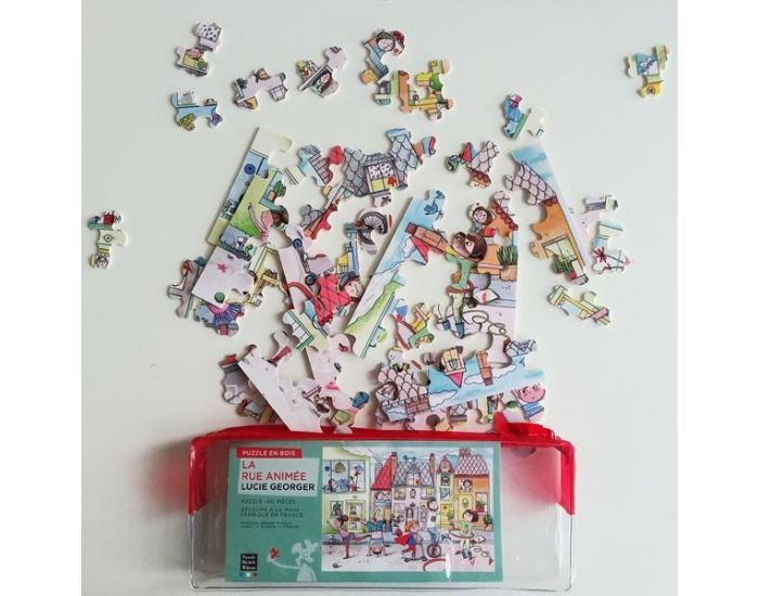 MICHLE WILSON Puzzle La Rue Anime - Ds 7 ans