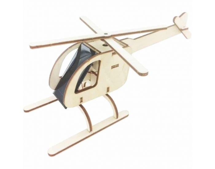 HELIOBIL Hlicoptere en bois solaire - Ds 8 ans