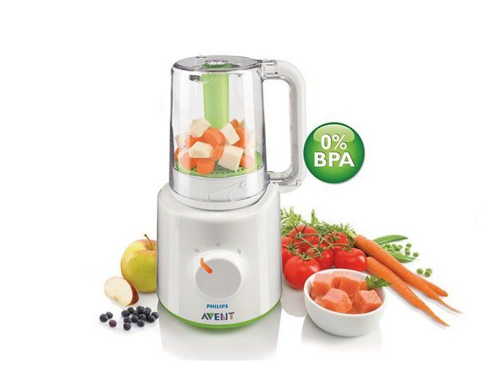 AVENT Robot Maxi Saveurs - Cuiseur Vapeur & Mixeur