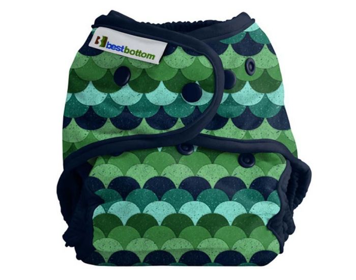 BEST BOTTOM Couche lavable TE2 Taille Unique pressions - Loch Ness