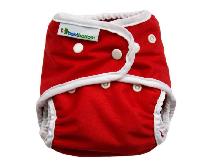 BEST BOTTOM Couche Lavable TE2 Pressions - Very Cherry - TU