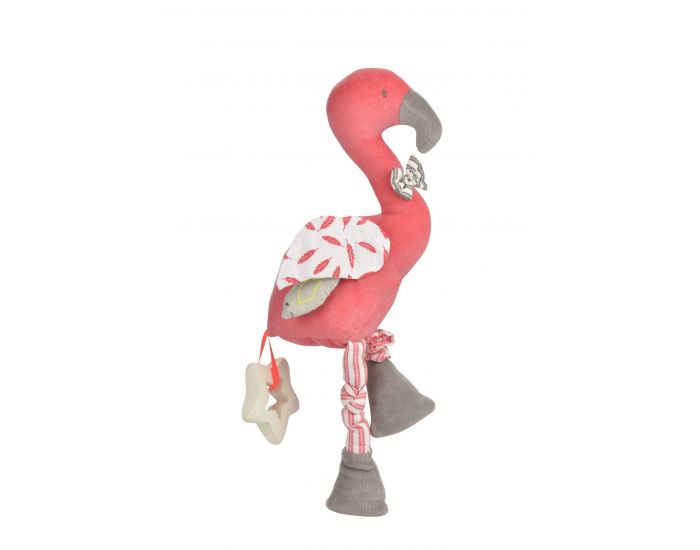 KIKADU Jouet d'Activits - Flamant Rose - Ds 3 mois