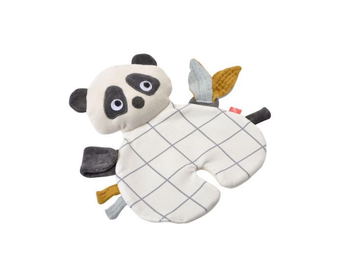 KIKADU Doudou Étiquettes Panda - Dès la Naissance
