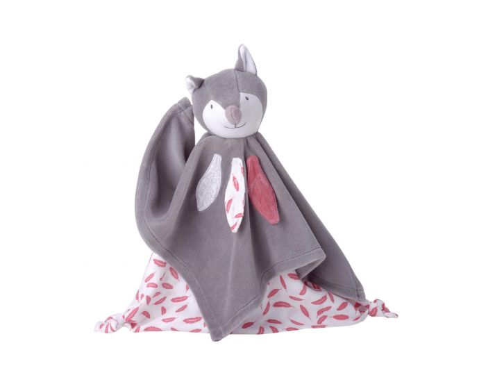 KIKADU Doudou Lange Renard Etoiles Rose - Ds la Naissance