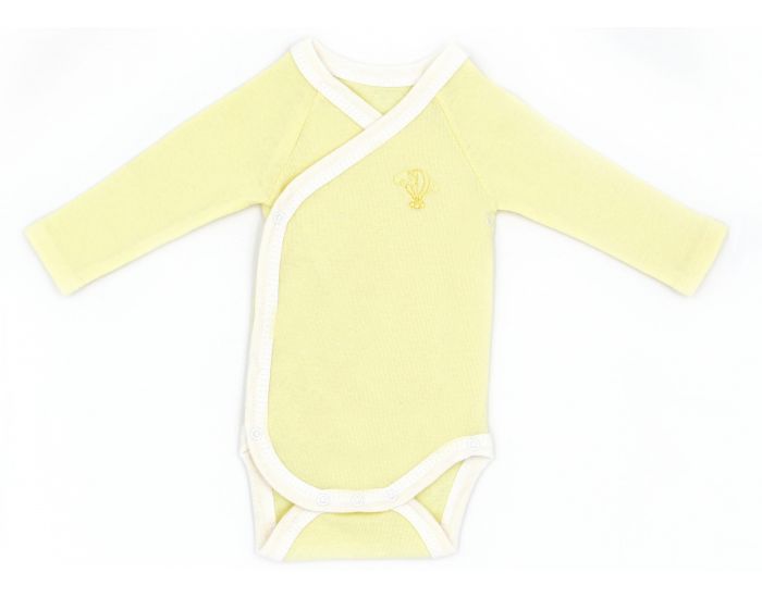 PREMIERS MOMENTS Body crois� - Coton bio - 1 mois