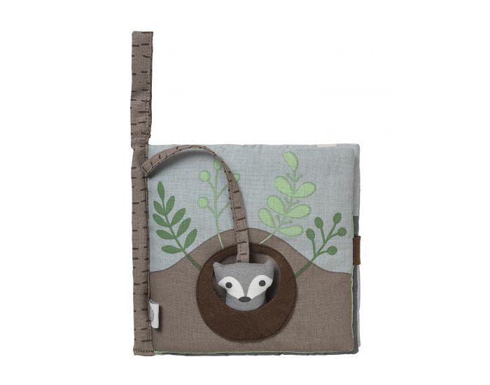 FRANCK ET FISCHER Livre en tissu Renard- Ds 12 mois