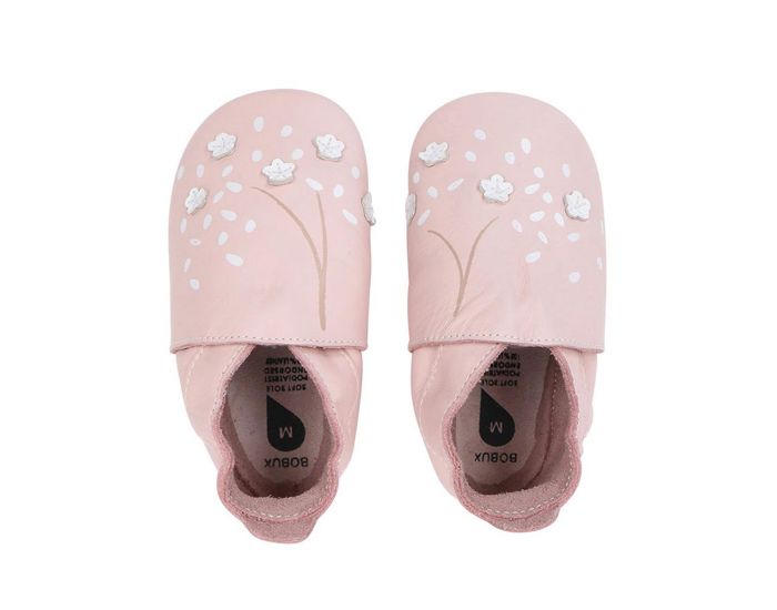 BOBUX Chaussons Bb Soft Soles en Cuir - Fleur de Cerisier Ptale