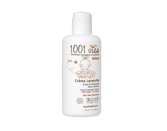 1001 VIES Crme Lavante Corps & Cheveux - 200 ml
