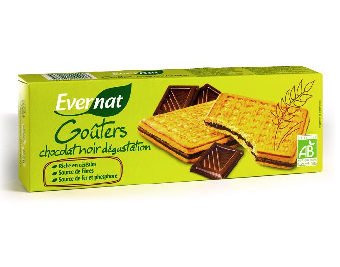 EVERNAT Goters au Chocolat Noir Dgustation - 225 g