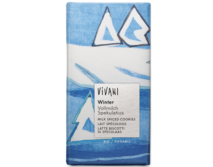 VIVANI Chocolat d'Hiver au Lait et Sp�culoos - 100 g