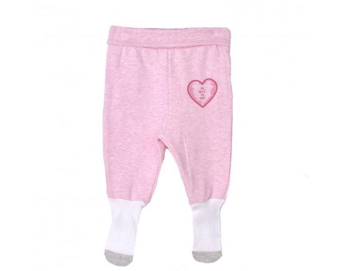 SEVIRA KIDS Pantalon Bb avec Pieds - Active Rose 