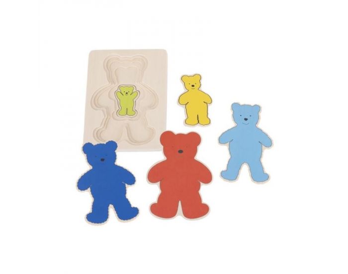 GOKI Puzzle  Couches - Ours - Ds 2 ans