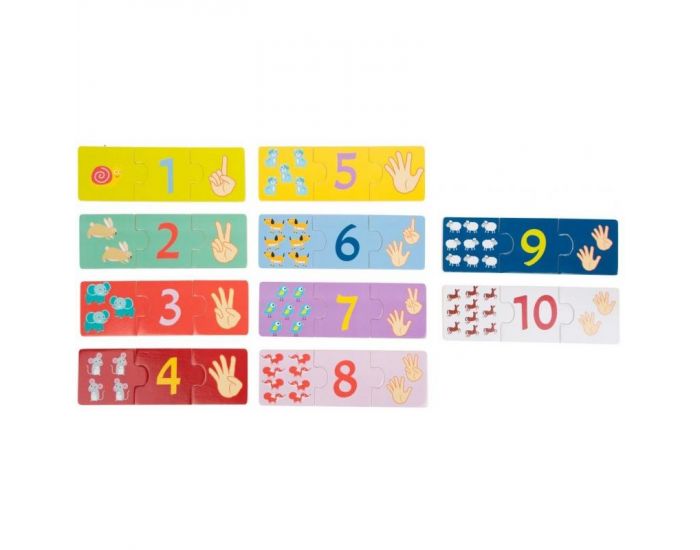 Puzzle didactique - les chiffres - Ds 3 ans
