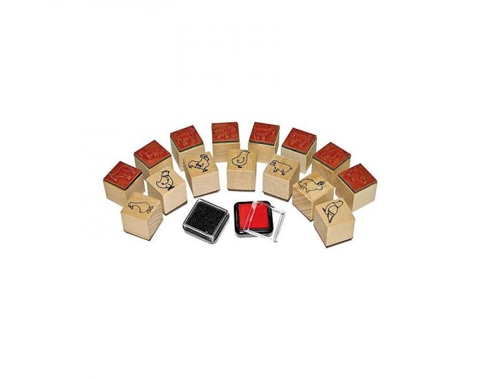 Tampons Animaux de la Ferme - Ds 3 ans