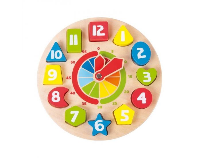 Horloge ducatives avec formes - Ds 5 ans