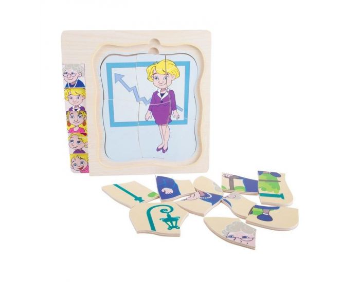Puzzle cycle vie - Femme - Ds 3 ans