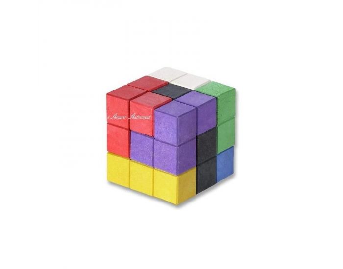 Soma Cube Coloré en Re-Wood - Dès 3 ans