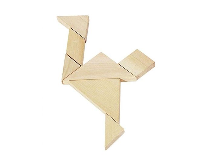 Tangram Bois 1cm d'paisseur - Ds 6 ans