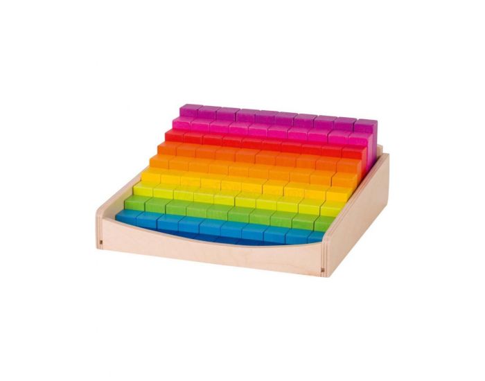 Escalier  Compter Arc en Ciel - Ds 4 ans