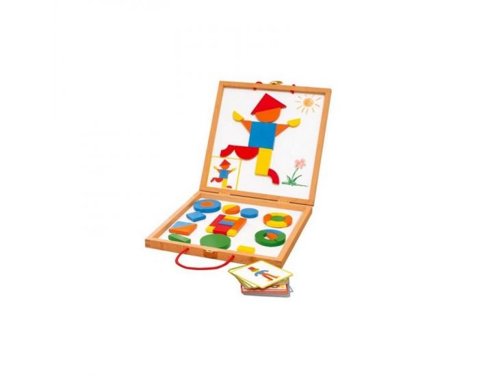 Mallette G�oforme Magn�tique en Bois - D�s 4 ans