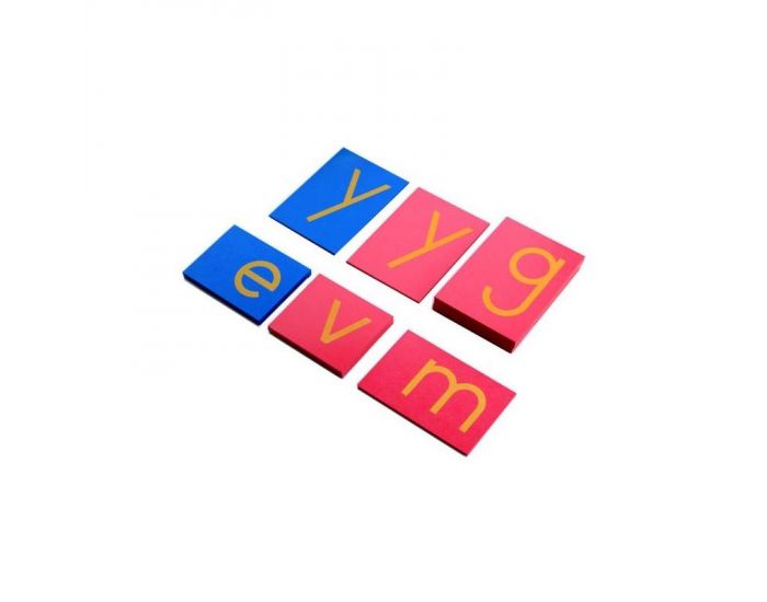 Lettres Rugueuses Minuscules d'Imprimerie - Ds 3 ans