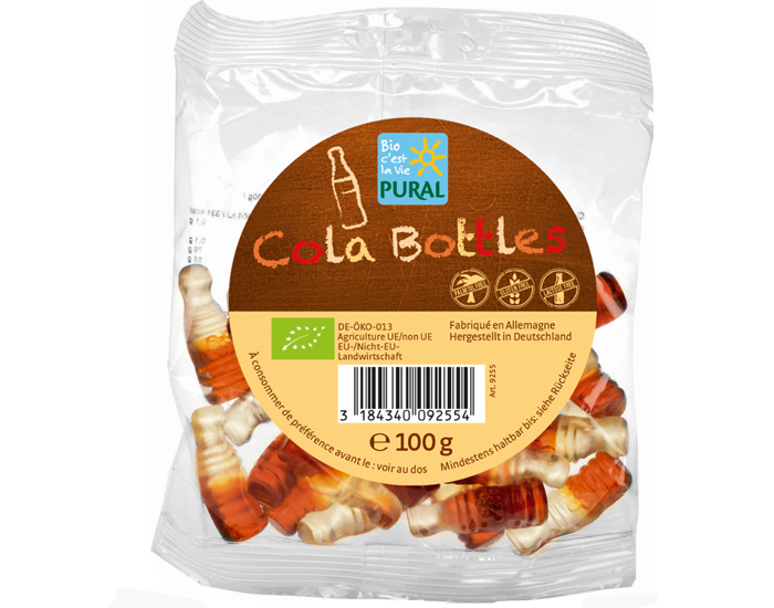 PURAL Bonbons Cola - 100 g