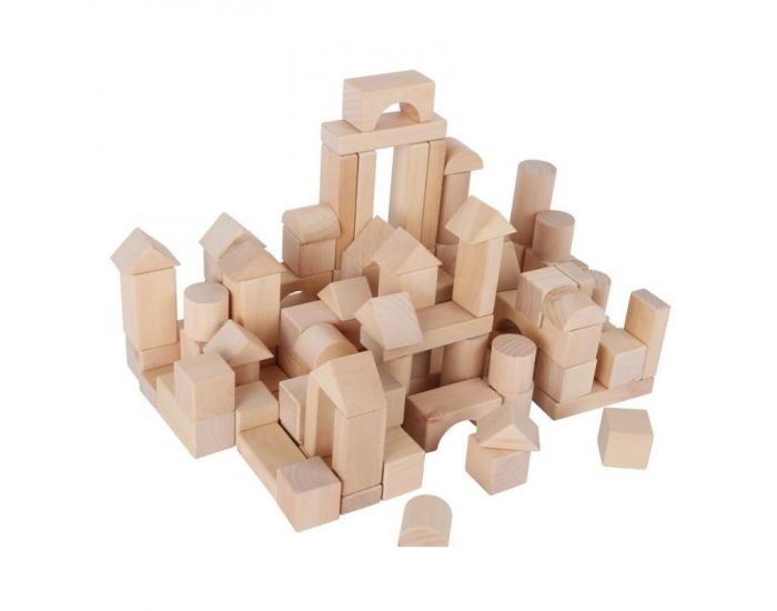 Sac Jeu de Construction en Bois - Ds 3 ans