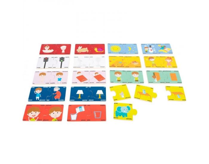Puzzle didactique - les Contraires - Ds 3 ans