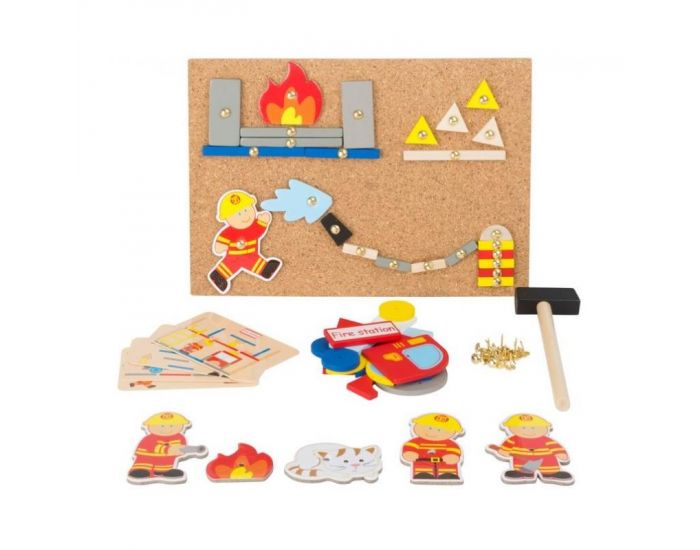 Jeu Marteau et Clous - Pompier - Ds 6 ans