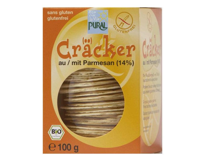 PURAL Crackers au Parmesan Sans Gluten - 100 g
