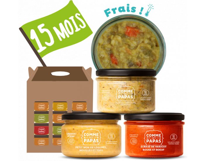 COMME DES PAPAS Pack Dcouverte d'Hiver - ds 15 mois