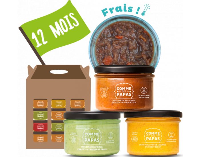 COMME DES PAPAS Pack Dcouverte d'Hiver - ds 12 mois