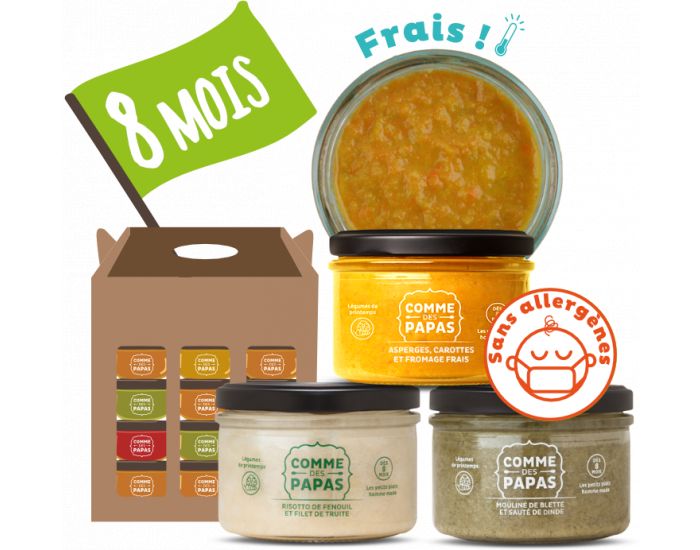 COMME DES PAPAS Pack Sans Allergnes d'Hiver - Ds 8 mois