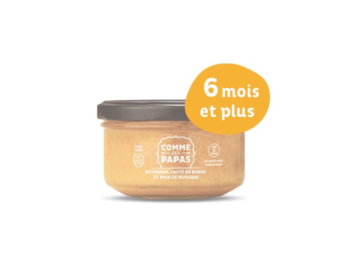 COMME DES PAPAS Rutabaga, Saut� de B�uf et Muscade - D�s 6 moid