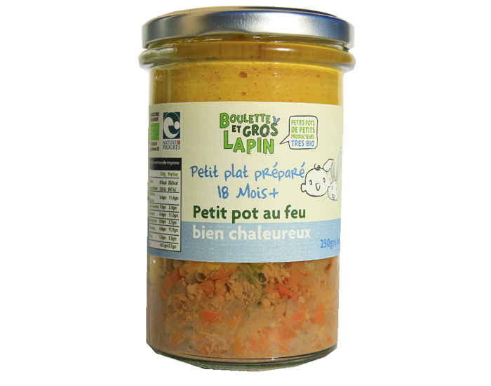 BOULETTE ET GROS LAPIN Petit Pot au Feu Bien Chaleureux - Ds 18 mois - 250 g 