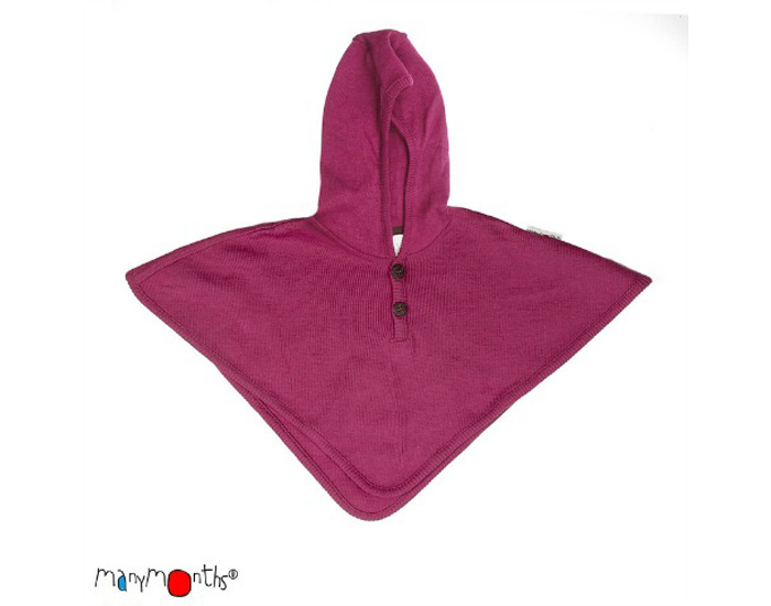 MANYMONTHS Multi-Cape � Capuche B�b� - Laine M�rinos - Frosted Berry