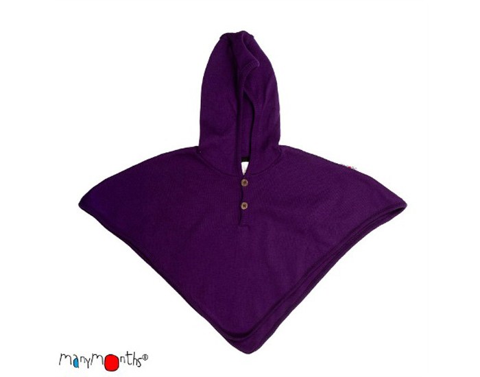 MANYMONTHS Multi-Cape � Capuche B�b� - Laine M�rinos - Majestic Plum