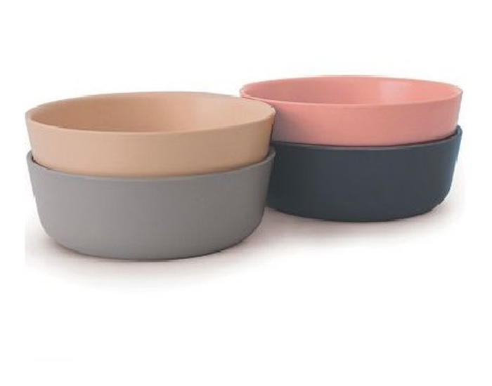 EKOBO Set 4 de Bols Scandi en Bambou