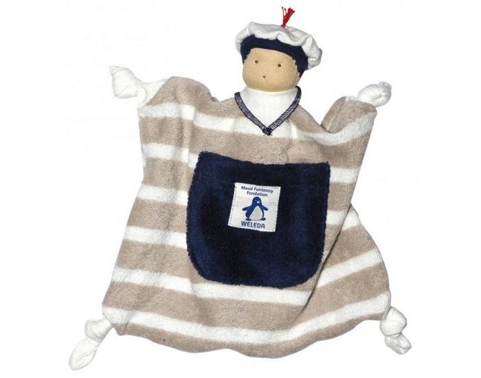 Weleda Doudou Marin en coton Bio - d�s la naissance