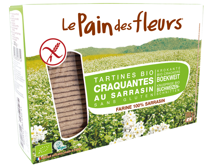 LE PAIN DES FLEURS Tartines Craquantes au Sarrasin