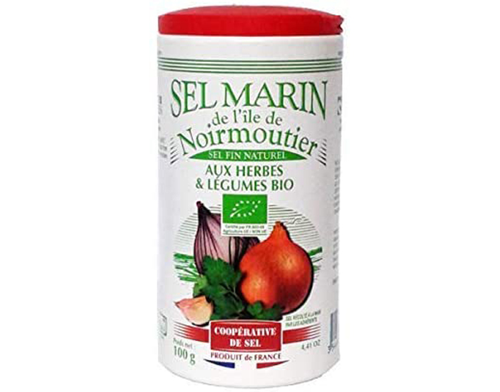 Sel Marin Fin aux herbes biologiques - 100 g