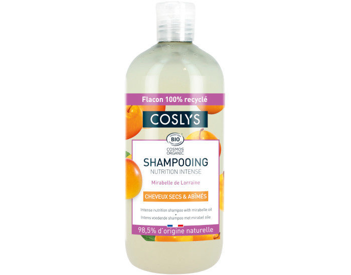 COSLYS Shampooing Nutrition Intense - Cheveux Secs et Abîmés - 500 ml