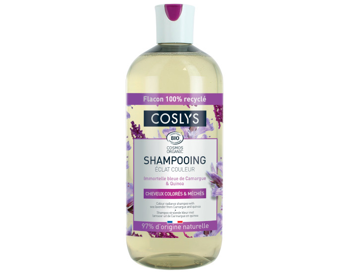 COSLYS Shampooing Eclat Couleur - Cheveux Colorés et Méchés - 500 ml